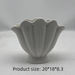 Flower Arrangement High-end Creative Cross-border Retro Ins Style High Appearance Shell Ceramic Vase Ornament_maomaolike.com