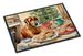 Rhodesian Ridgeback Christmas Cookies Doormat Front Door Mat Indoor Outdoor Rugs For Entryway, Non Slip Washable Low Pile, 24H X 36W_maomaolike.com
