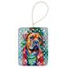 Dogue De Bordeaux Christmas Porcelain Ornament Christmas Tree Hanging Decorations For Home Christmas Holiday, Rectangle, Gift, Multicolor_maomaolike.com