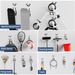 For Hanging Heavy 42 Pounds (Max.) 8 Small Size Hooks, Nainless Wall Hangers Self-adhesive Traceless Transparent Detachable Waterproof Rust-proof Bathroom Kitchen Home A Variety Of Uses_maomaolike.com