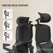 Ergonomic Office High Back Desk Chair With Integrated Ergonomic Backrest With 3D Headrest 6D Flip-up Armrest 136°Tilting Retractable Footrest Mesh Computer Chair_maomaolike.com