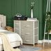 7-Drawer Dresser Storage Tower Cabinet Organizer Unit, Easy Pull Fabric Bins With Metal Frame For Bedroom_maomaolike.com