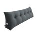 SOGA 100cm Dark Grey Triangular Wedge Bed Pillow Headboard Backrest Bedside Tatami Cushion Home Decor_maomaolike.com
