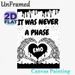 Emo Themed "It Was Never A Phase" Painting Poster, Monochrome Hand-drawn Style Poster, Edgy Design With Skeleton Hands Forming Heart, Ideal For_maomaolike.com