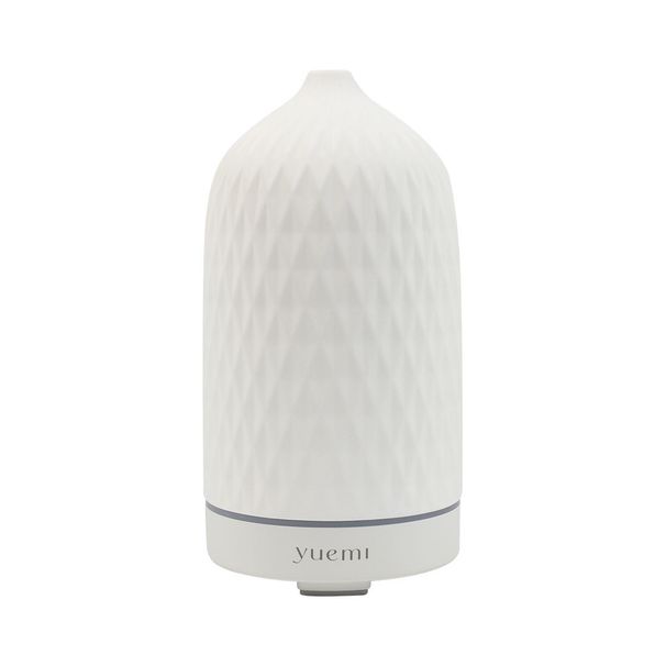 YUEMI Zen Breeze Essential Oil Diffuser Ultrasonic Aromatherapy Diffuser 160ml Ceramic Stone Aroma Diffuser With 7 Colors LED Night Light 4 Timer Setting And Waterless Auto Shut Off_maomaolike.com