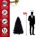 5ft PE/PVC Mixed Black TreeAnZU_maomaolike.com