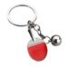 Unisex Sports Series Golf Tennis Table tennis badminton racket Metal key chain Creative gifts_maomaolike.com