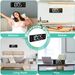 15.7in LED Digital Wall Clock With Remote Control 10 Level Brightness 3 Alarm Settings 12/24Hr Format Timing Countdown Temperature Calendar Display Decorative Clock For Office Home_maomaolike.com