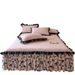 French Style Winter Thickened Milk Velvet Skirt Single Piece Double Layer Lace Trim Three-Piece Dustproof Coral Fleece Bed Cover S_maomaolike.com