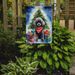 Black Toy Poodle Christmas Reindeer Garden Flag Mailbox Flag Decorative Yard Flag Banner Outside Patio Artwork Yard Flower Beds, Garden Size, Multicolor_maomaolike.com