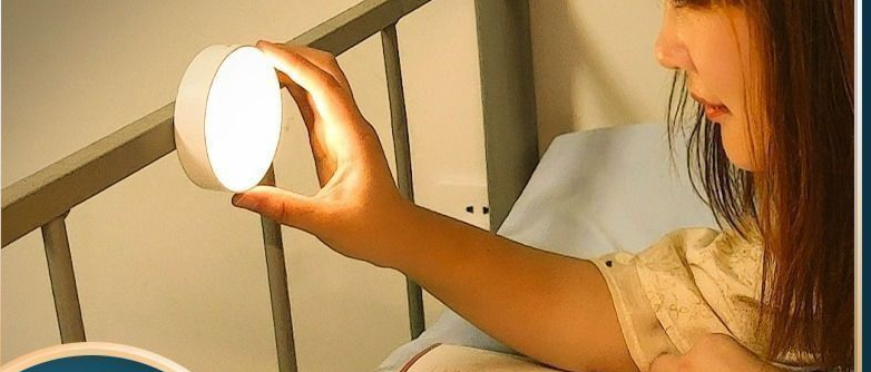 Mini Rechargeable Student LED Panel Wireless Eye Protection Bedside Night Light Bedroom Dormitory Essential_maomaolike.com