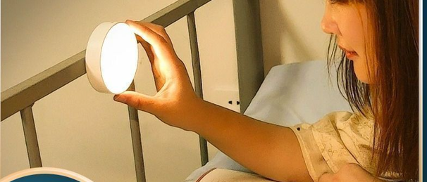 Mini Rechargeable Student LED Panel Wireless Eye Protection Bedside Night Light Bedroom Dormitory Essential_maomaolike.com