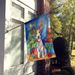 Fox Terrier Christmas Reindeer House Flag Large Porch Sleeve Pole Decorative Outside Yard Banner Artwork Wall Hanging, Polyester, House Size, Multicolor_maomaolike.com