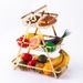 Kitchen multifunctional fruit and vegetable storage rack fruit plate snack vegetable rack portable candy tray fruit basket_maomaolike.com