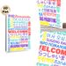 Multilingual Welcome Painting Poster, Vibrant Colorful Typographic Poster, Inclusive Warm Design Ideal For Entryway, Office And Community Areas_maomaolike.com