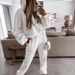 Women's Clothing popular autumn and winter women's sports and leisure hooded sweatshirt set two piece set_maomaolike.com