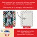 Poodle Christmas Porcelain Ornament Christmas Tree Hanging Decorations For Home Christmas Holiday, Rectangle, Gift, Multicolor_maomaolike.com