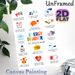 Energy Drainers Mental Health Painting Poster, Colorful Watercolor Style Mindfulness Reminder Poster, Helps Identify Energy-depleting Habits, Ideal_maomaolike.com