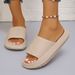Thick Bottom Cloud Slippers Women Soft Sole Eva Indoor Slides Couple Bathroom Shoes Summer Non-Slip Platform Sandals_maomaolike.com