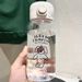 Plastic Bottle Water With Straw Simple Large Capacity Drop Resistant And Portable Cartoon Ice Suction Cup_maomaolike.com