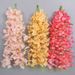 Artificial Wisteria Wall Hanging Purple Orchid String Indoor Decoration Mall Ceiling Arrangement Dense Silk Cloth Bean_maomaolike.com
