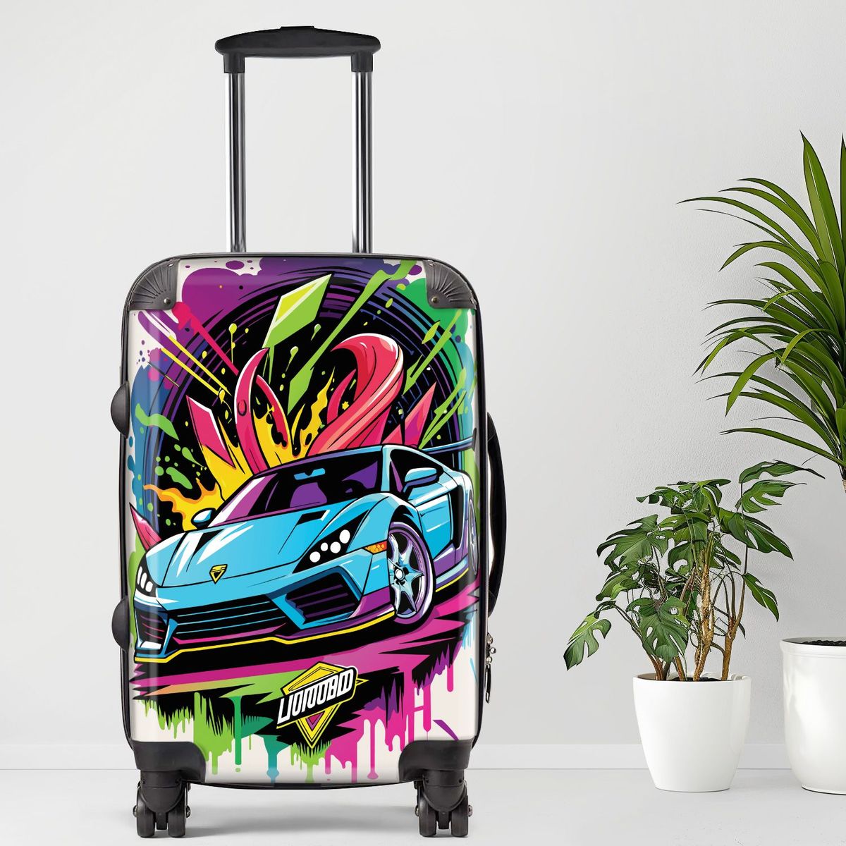 Car8 Luggage, 20/24/28 Inch Luggage, Carry-On, Custom Luggage, Luggage Set, Suitcase, Travel, Vacation, Cabin Suitcase, Custom Suitcase, Personalized Luggage_maomaolike.com