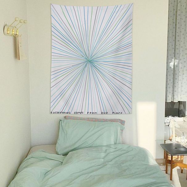 One Place For All Things INS Style Niche Art Bedroom Headboard Background Wall Cloth Decorative Canvas Tapestry Large_maomaolike.com