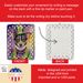 Rat Terrier King Of Mardi Gras Porcelain Ornament Christmas Tree Hanging Decorations For Home Christmas Holiday, Rectangle, Gift, Multicolor_maomaolike.com