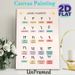 Arabic Numbers Painting Poster, Pastel-colored Educational Poster, Clear Arabic Number & Corresponding Word Display For Language Learning, Ideal For_maomaolike.com