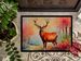 Deer Stag Doormat Front Door Mat Indoor Outdoor Rugs For Entryway, Non Slip Washable Low Pile, 24H X 36W_maomaolike.com
