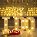 Number Letter Lamp Luminous Alphabet LED Lights Decoror Night Light For Home Wedding Birthday Christmas Party_maomaolike.com