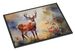 Deer Doormat Front Door Mat Indoor Outdoor Rugs For Entryway, Non Slip Washable Low Pile, 24H X 36W_maomaolike.com