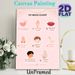 Wudu Chart Painting Poster, Soft Pink Cartoon-style Instructional Poster, Clear Step-by-step Ritual Ablution Guide, Suitable For Home And Religious_maomaolike.com