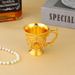 Metal White Wine European Style Creative With Handle 0.05kg High-end Household Shot Glass Light Luxury Wedding Toast Cup_maomaolike.com