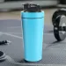 Multi-Color Stainless Steel Single-Ayer Shaking Cup Simple Leakproof Design Suitable For Fitness And Sports Cups_maomaolike.com