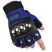 Tactical gloves Motorcycle anti-fall stainless steel hard shell half-finger riding gloves men's mountain bike riding equipment gloves_maomaolike.com