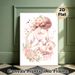 Mother And Baby Embrace Painting Poster, Delicate Watercolor Floral Accent Poster, Warm Tender Artwork Ideal For Bedroom, Home Wall Decor_maomaolike.com