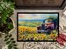 Kansas Sunflowers In Watercolor Doormat Front Door Mat Indoor Outdoor Rugs For Entryway, Non Slip Washable Low Pile, 24H X 36W_maomaolike.com