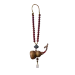 Peaceful Fortune Natural Walnut Wood Snake Head Gourd Interior Hanging Ornament Rearview Mirror Decoration Pendant Car_maomaolike.com