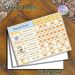 Daily Behavior Reward Chart Painting Poster, Cute Cartoon-style Behavior Tracking Poster, Features Smiley Cookie & Star Markers, Helps Track Positive_maomaolike.com