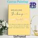 Baby Shower "Measure The Bump" Painting Poster, Soft Yellow Elegant Typographic Poster With Printed Ribbon, Fun Interactive Game Sign Ideal For Baby_maomaolike.com