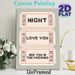 Love Quote Retro Ticket Painting Poster, Vintage Minimalist Ticket-style Print Poster, Warm Sentimental Wording Adds Cozy Atmosphere For Bedroom_maomaolike.com