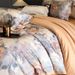 Malochi Ultra Soft Warm Thermal Ice Cream Ultra-fine Denier Tencel Brushed Four-piece Set Naked Sleep Duvet Cover Oil Painting Sty_maomaolike.com