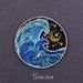 Wave Stripes Patch For Clothing Thermoadhesive Patches Van Gogh Iron On Patches On Clothes Whale Stickers Diy Mountain Badges_maomaolike.com