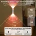 Motion Sensor Night Light 7 Color Change LED Wireless Wall Lamp Magnetic Rechargeable Spotlight For Bathroom Bedroom_maomaolike.com