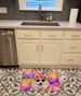 Samoyed Hippie Dawg Memory Foam Kitchen Mat Machine Washable Anti-Fatigue Mat Cushion Comfort Bath Mat Or Kitchen Rug_maomaolike.com