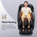 Massage Chair Full Body, Zero Gravity SL-Track Shiatsu Massage Recliner Chair With Body Scan, Airbags, Foot Rollers, Deep Yoga Stretch, Heating (Grey)_maomaolike.com