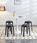 6 Pack Stackable Classroom Stools Plastic Stools Nesting Stools Colorful Round Stools Indoor Outdoor Flexible Seating Decorative Stools Chairs For Home Office School Classroom Black_maomaolike.com