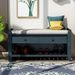 Shoe Rack With Cushioned Seat And Drawers,Multipurpose Entryway Storage Bench_maomaolike.com