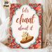 Chaat Themed Painting Poster, Vibrant Vintage Exotic Floral & Indian Snack Art Poster, Witty Typography Design, Ideal For Kitchen And Dining Room_maomaolike.com